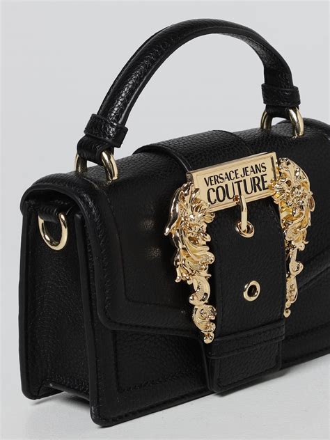 versace jeans couture t-shirt black|Versace Jeans Couture crossbody bag.